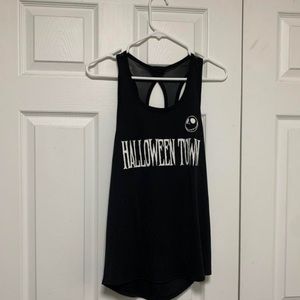 Disney nightmare before Christmas Jack this is halloween work out tank top